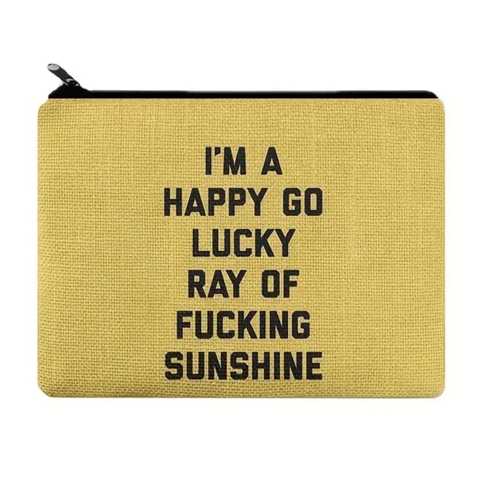 Funny Cosmetic Bag Size 8"x5" NWT
